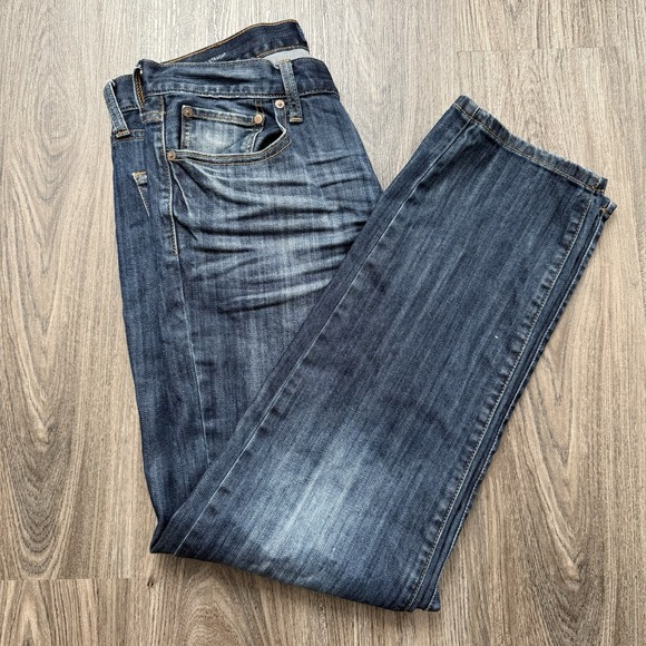 Lucky Brand Men's 221 Original Straight Leg Blue Denim Jean Size 34x32 - Picture 1 of 15